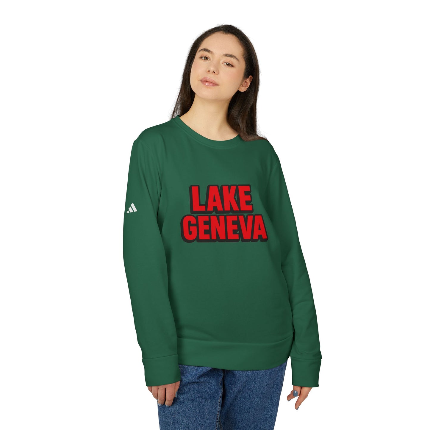 Lake Geneva Adidas Unisex Fleece Crewneck Sweatshirt