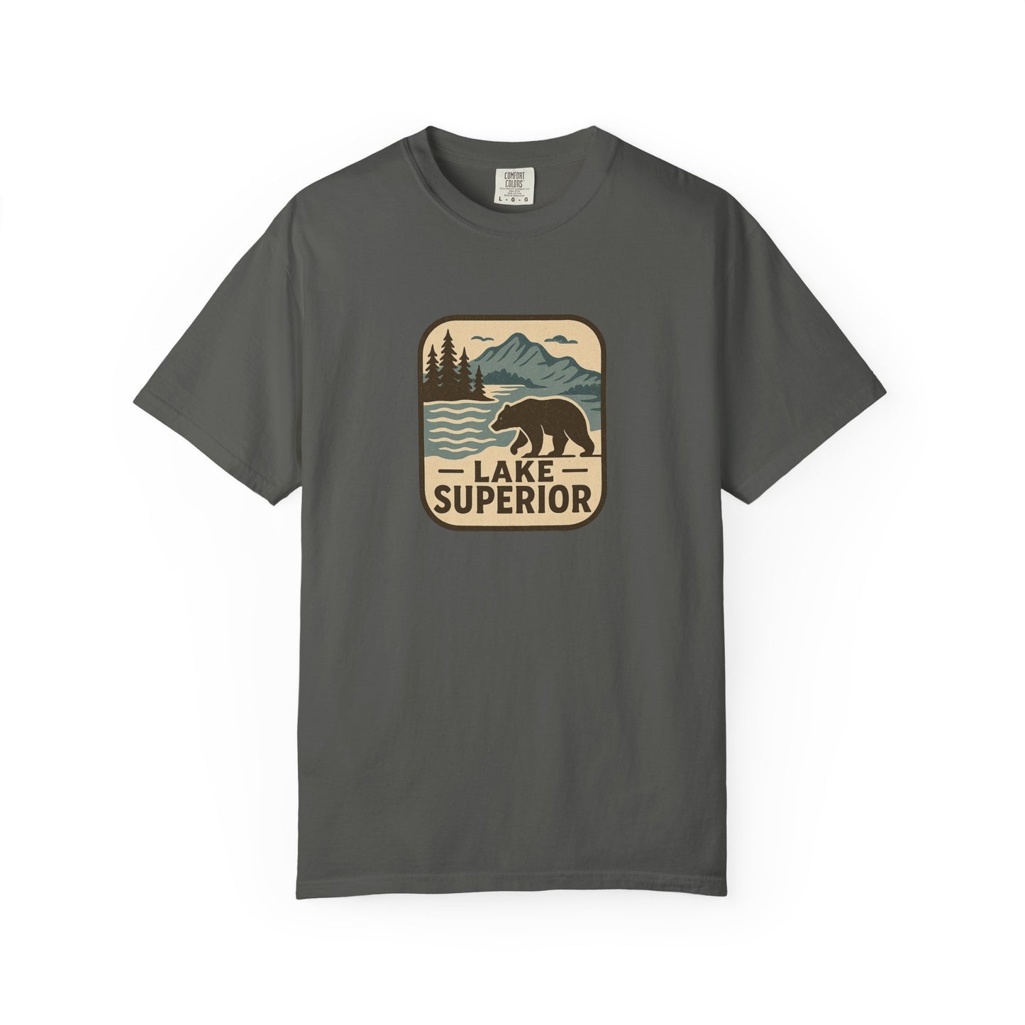 Lake Superior Unisex T-Shirt, Casual Graphic Tee, Nature Lover Gift, Outdoor Adventure Shirt, Vacation Souvenir, Summer Wear