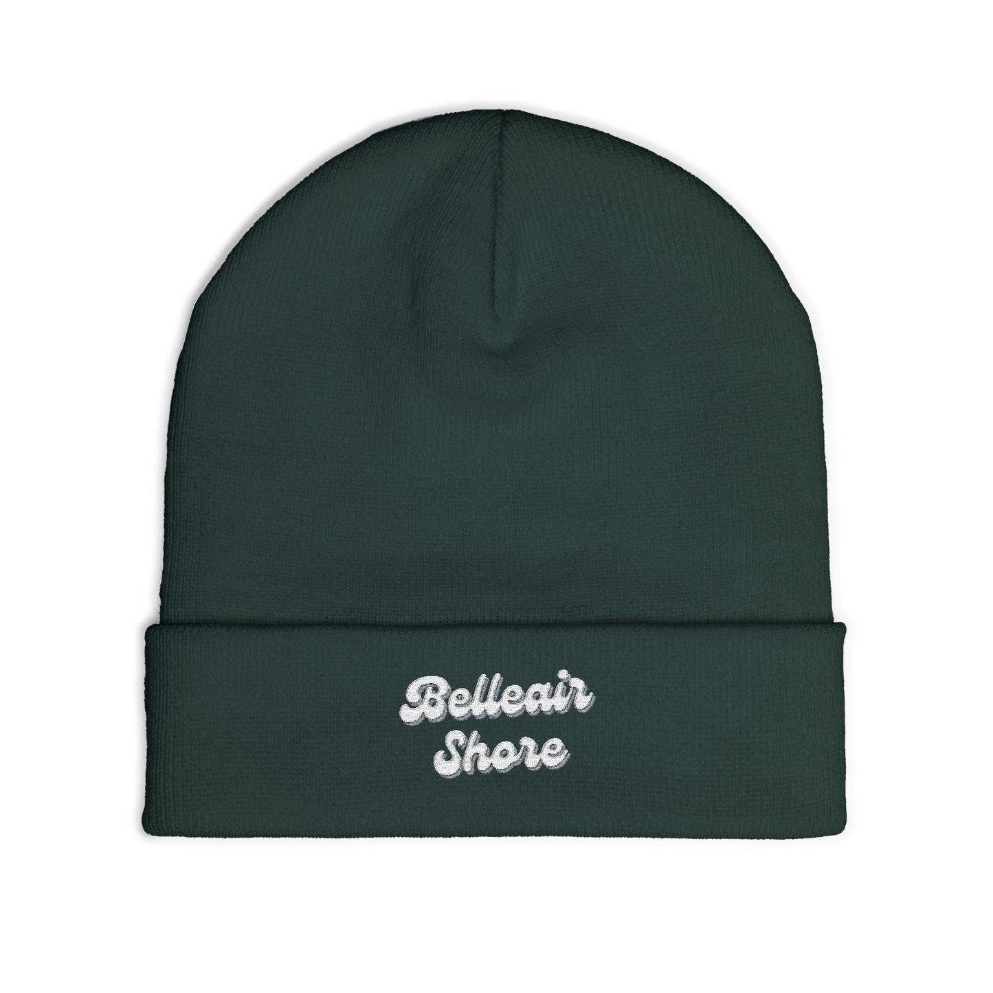 Belleair Shore Cozy Embroidered Knit Beanie | Winter Hat, Casual Fashion Accessory, Gift for Him/Her, Cozy Style, Outdoor Wear