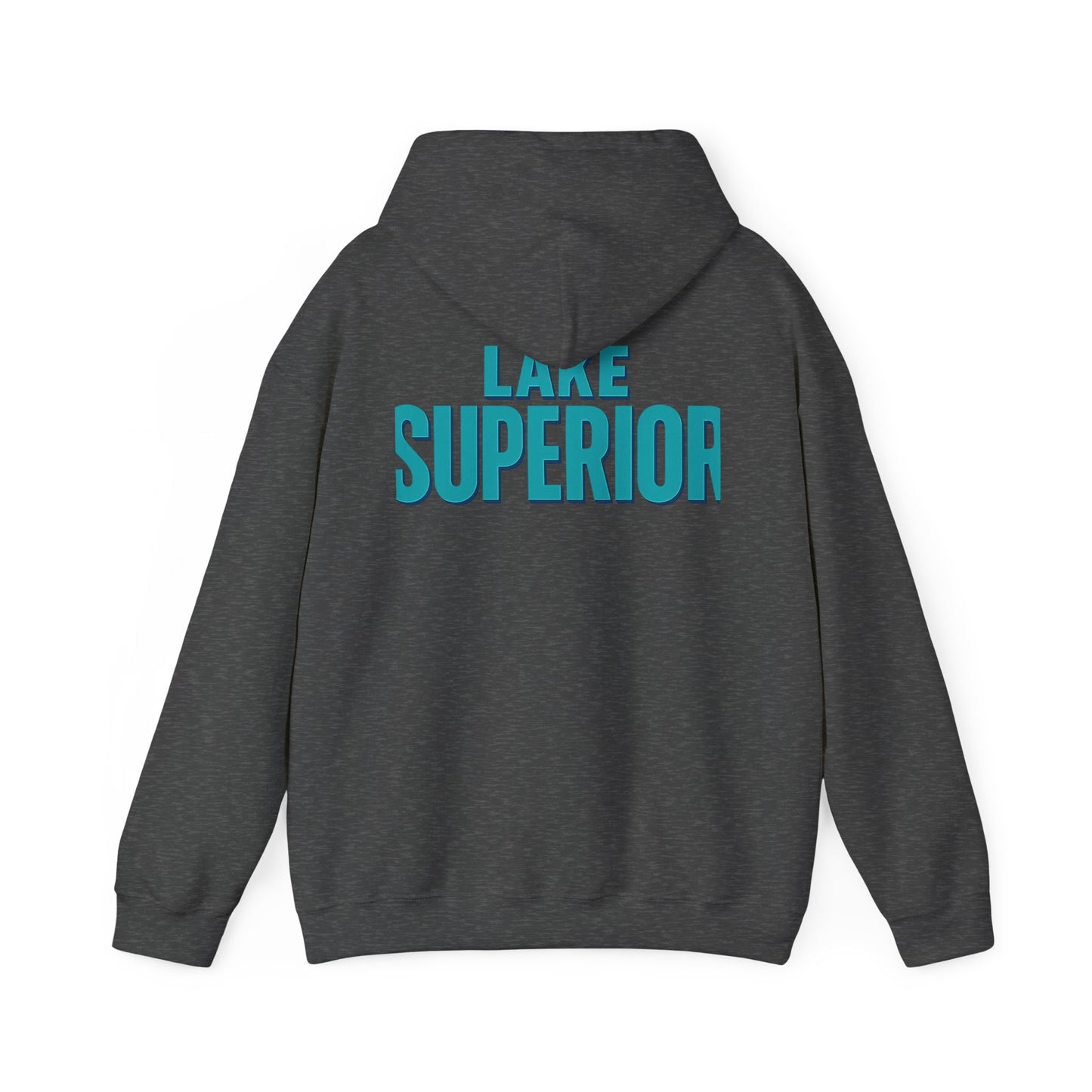 Lake Superior Hoodie, Cozy Casual Wear, Unisex Sweatshirt, Lake Lover Gift, Outdoor Adventure Apparel, Summer Retreat Fashion