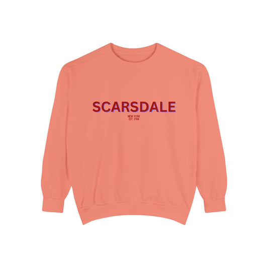 Scarsdale Unisex Garment-Dyed Sweatshirt | Cozy Fashion, Perfect for Casual Outings, Gifts, Fall & Winter Style, Everyday Comfort