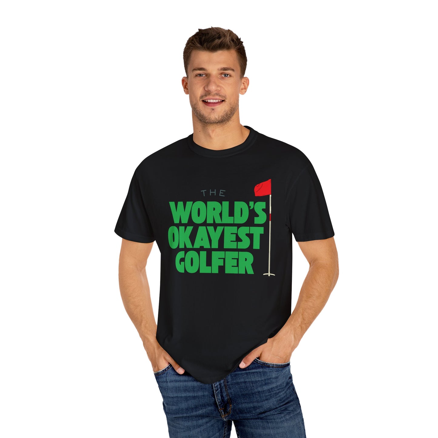 World's Okayest Golfer T-Shirt, Funny Golf Gift, Unisex Tee, Sports Apparel, Father's Day Gift, Golfer Humor