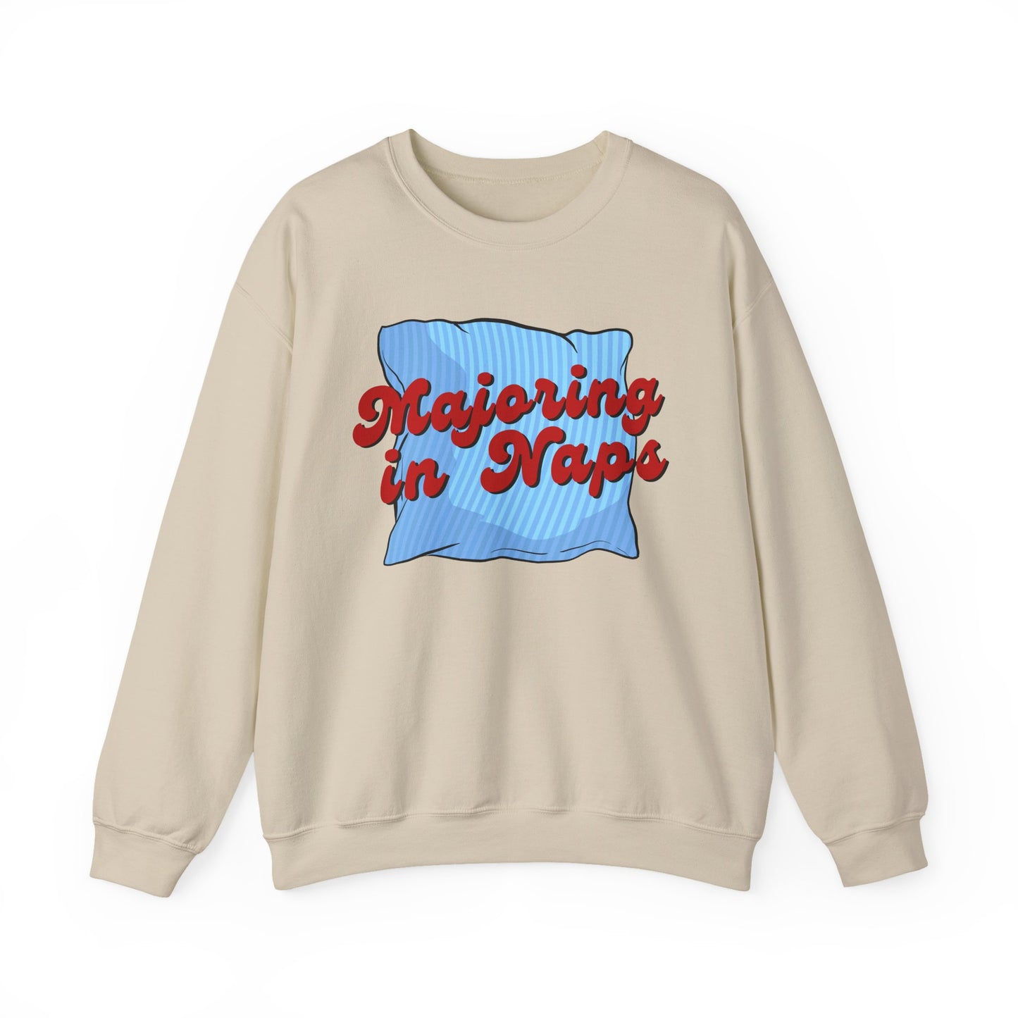Nap Lover Sweatshirt | Major in Naps Crewneck | Unisex Gift for Nap Lovers | Comfy Apparel for Relaxation | Perfect for Holidays