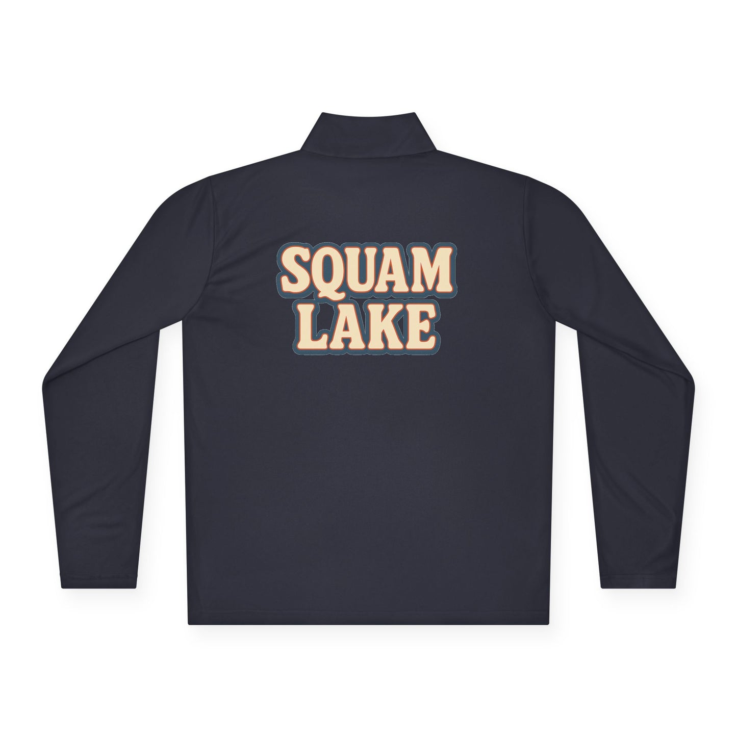 Cozy Unisex Quarter-Zip Pullover, Lake Apparel, Outdoor Gear, Relaxed Fit Layering, Gift for Nature Lovers