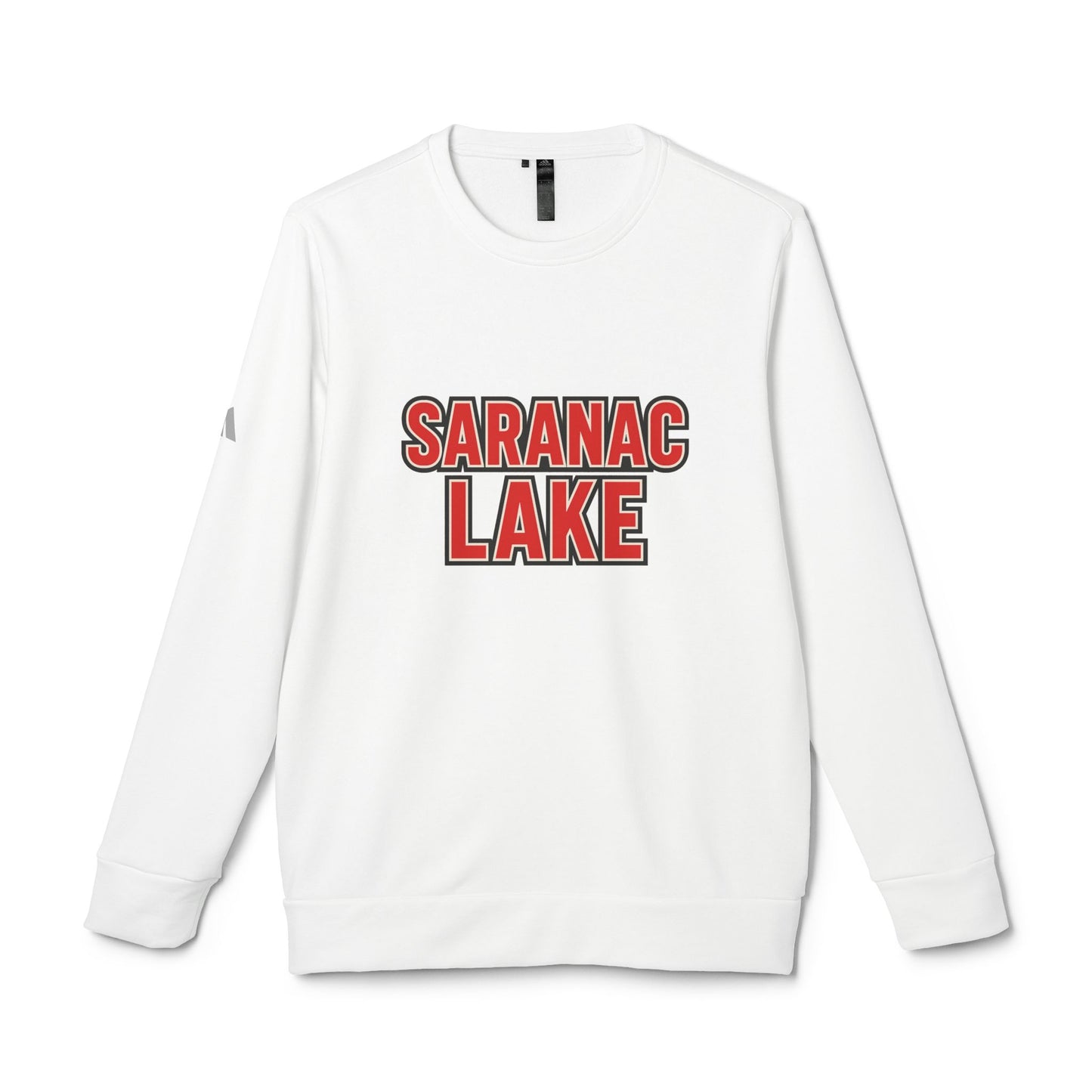 Saranac Lake Adidas Unisex Fleece Crewneck Sweatshirt
