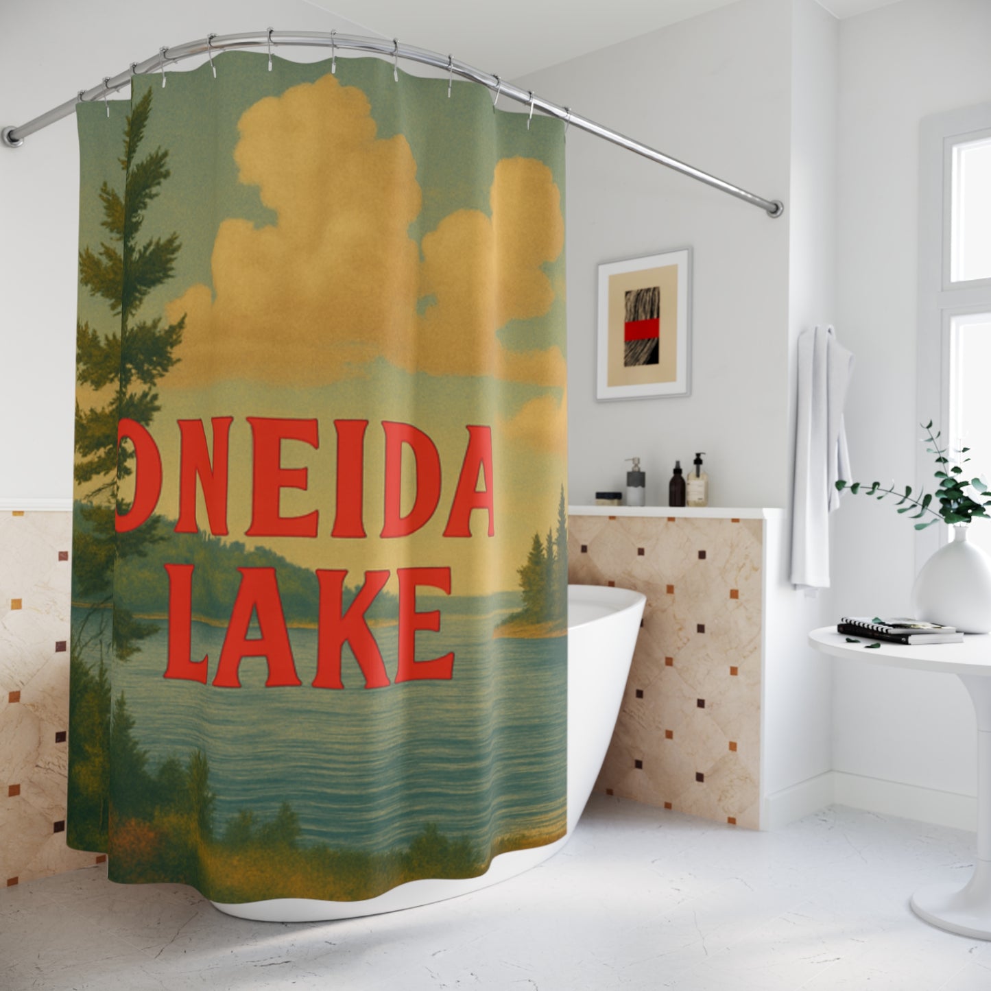 Oneida Lake Shower Curtains