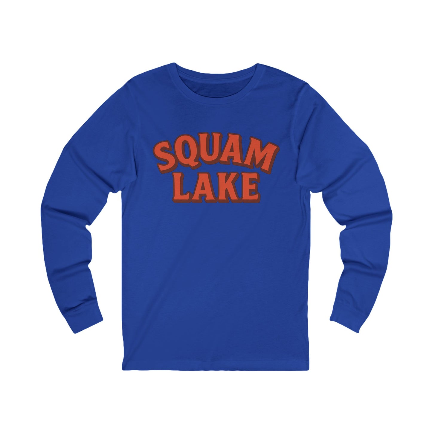 Squam Lake Long Sleeve Tee, Cozy Unisex Shirt for Outdoor Lovers, Perfect for Lake Days, Casual Wear, Gift Idea
