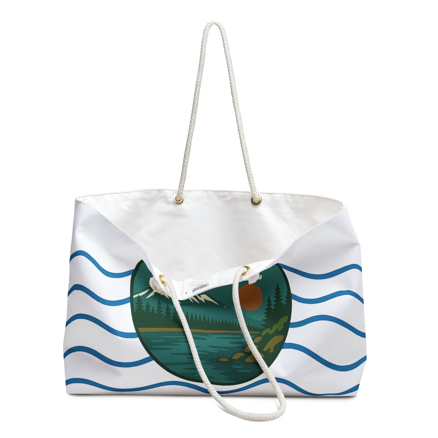 Lake Tahoe Weekender Bag White