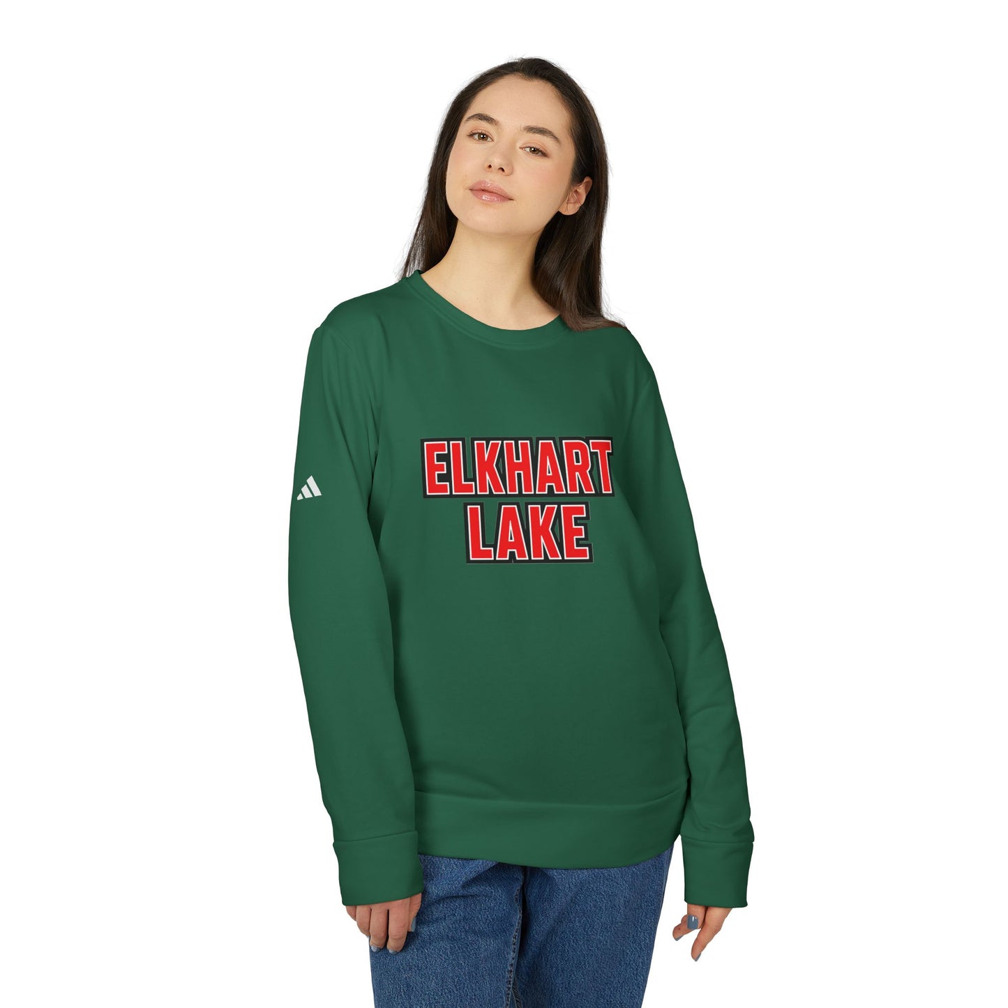 Elkhart Lake Adidas Unisex Fleece Crewneck Sweatshirt