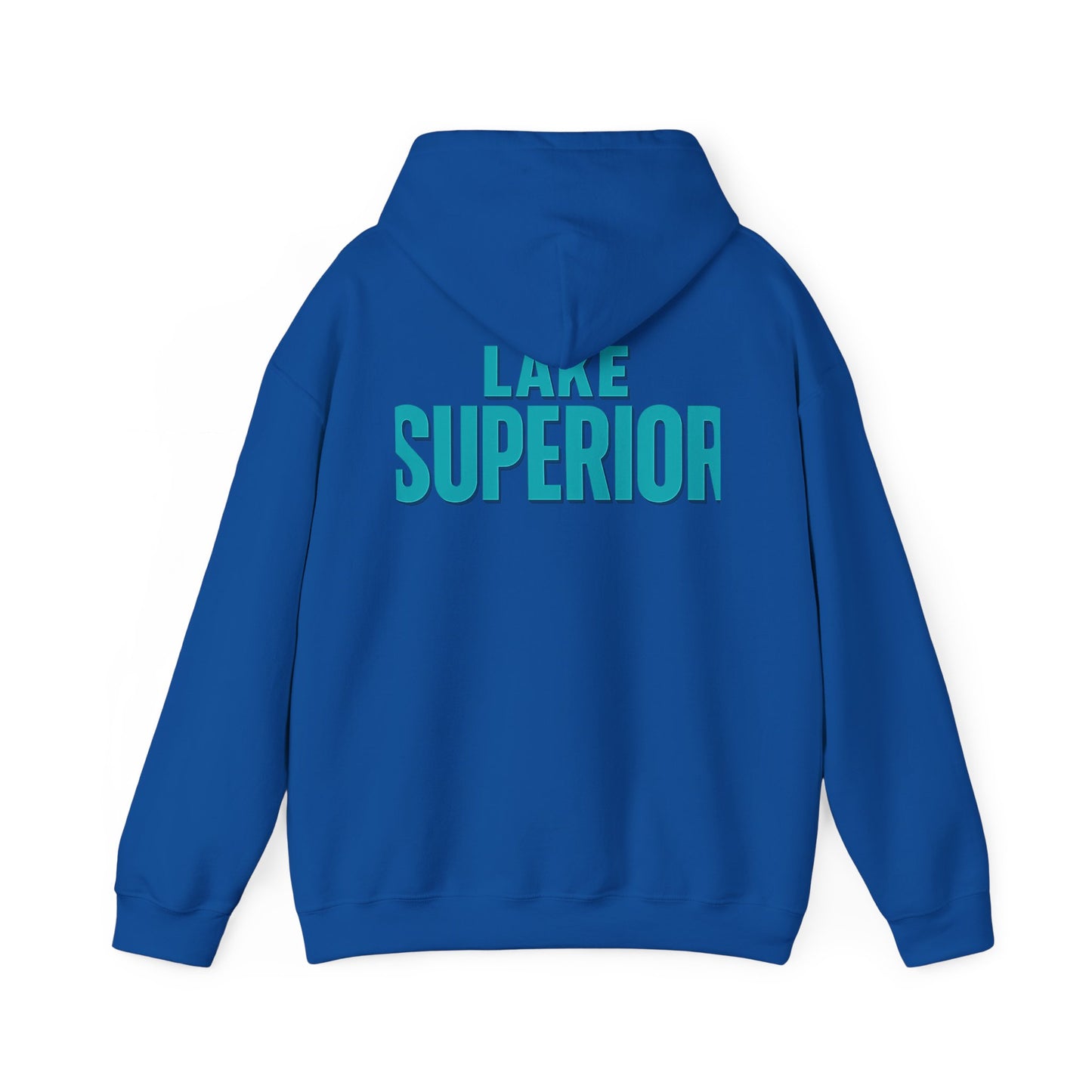 Lake Superior Hoodie, Cozy Casual Wear, Unisex Sweatshirt, Lake Lover Gift, Outdoor Adventure Apparel, Summer Retreat Fashion