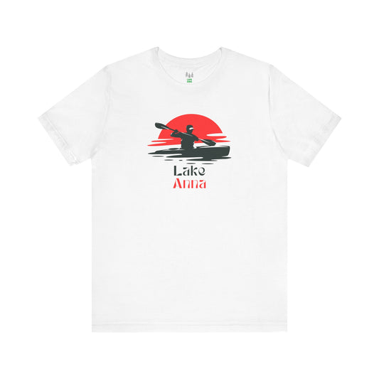 Lake Anna Tee - Kayaking Graphic Unisex Jersey Short Sleeve Shirt, Outdoor Adventure Gift, Summer Vibes, Lake Lover Apparel