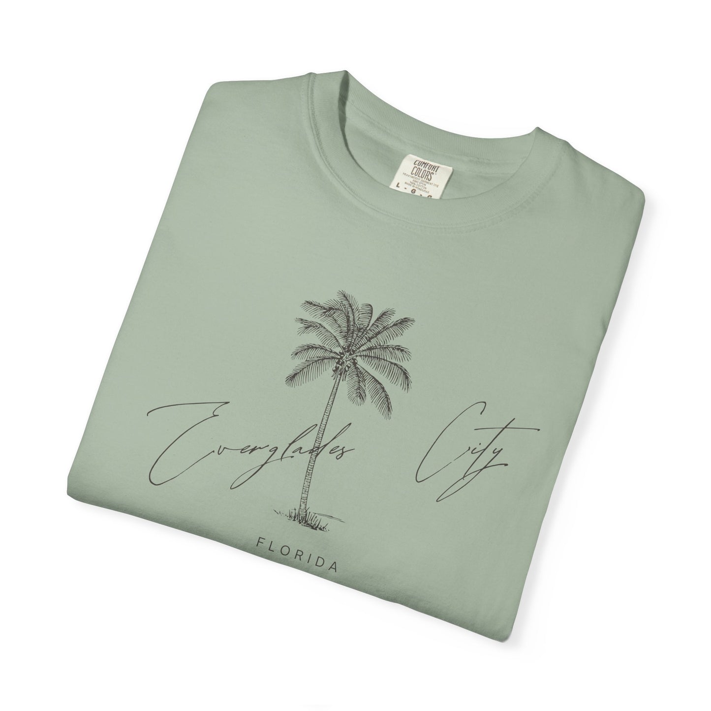 Everglades City Chill Vibes Tee - Unisex Garment-Dyed T-shirt for Autumn Lovers, Casual Wear, Gifts for Him/Her