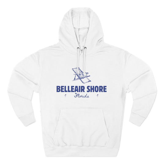 Belleair Shore Inspired Fleece Hoodie, Casual Wear, Relaxation, Gift for Autumn Lovers, Travel Essential