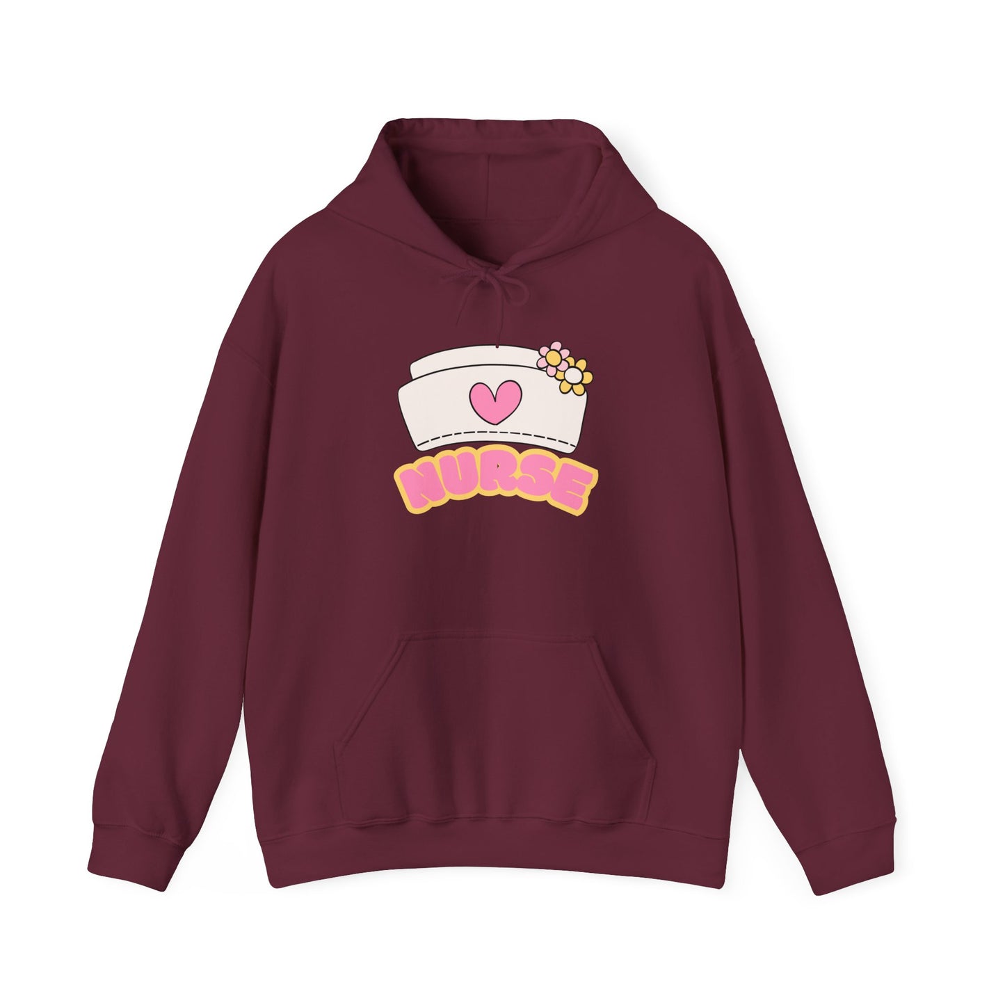 Nurse Love Hoodie | Cozy Unisex Sweatshirt, Gift for Healthcare Workers, Comfortable Nursing Apparel, Medical Appreciation Clothing