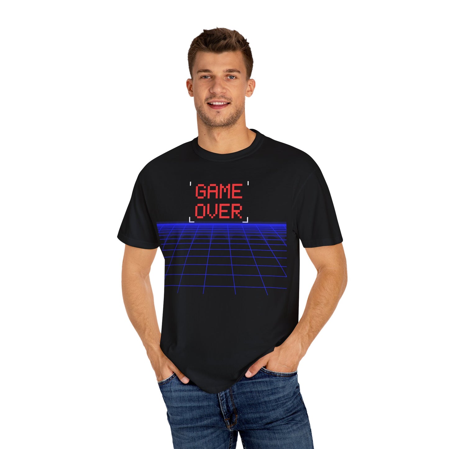 Gamer - Game Over - Unisex Garment-Dyed T-shirt