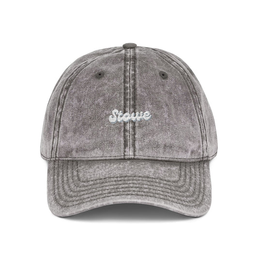 Stowe Vintage Embroidered Cap, Stylish Baseball Hat, Trendy Sun Hat, Gifts for Him/Her, Casual Outdoor Accessory
