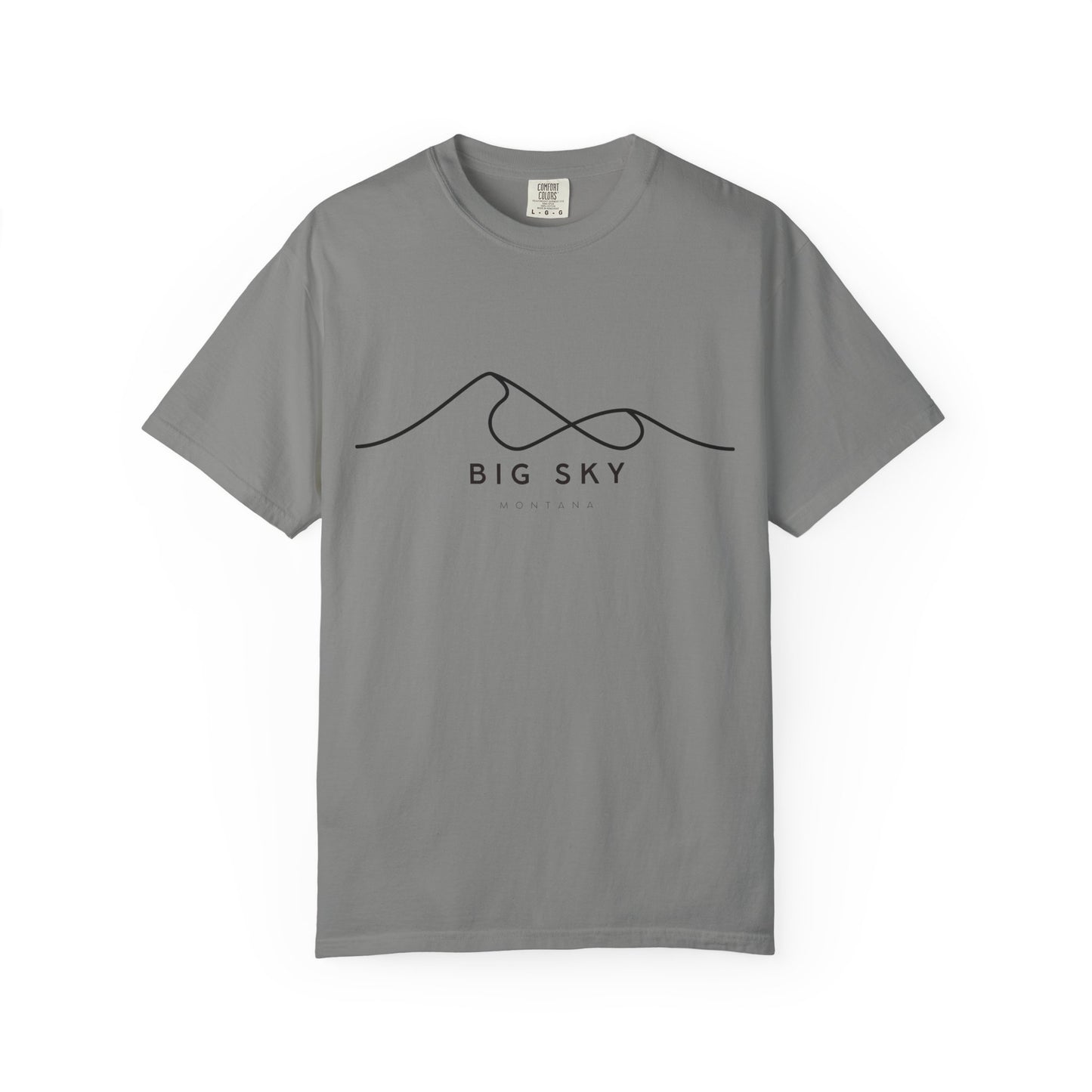 Big Sky Chill Vibes Tee - Unisex Garment-Dyed T-shirt for Autumn Lovers, Casual Wear, Gifts for Him/Her