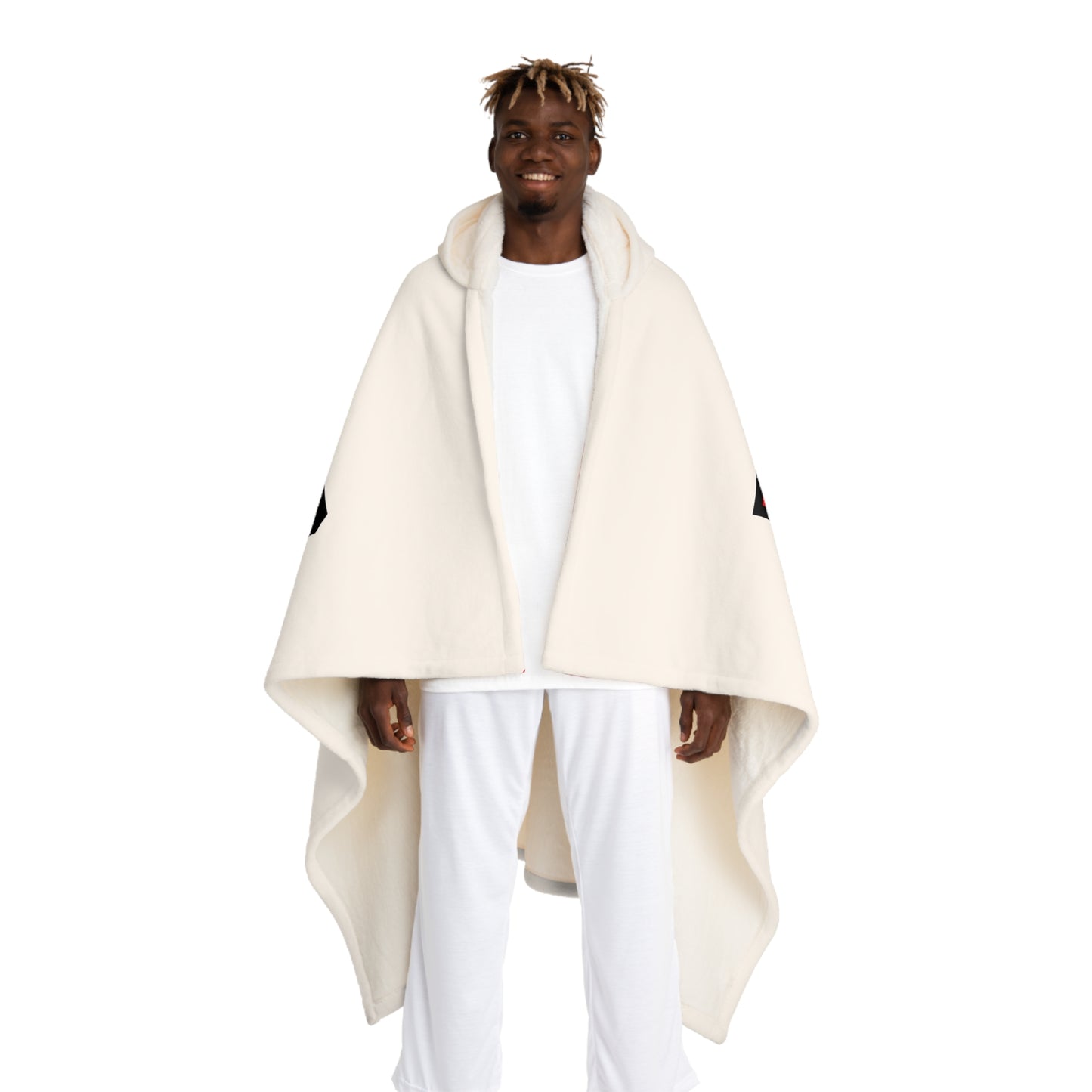 Hampton Lake Cozy Hooded Sherpa Fleece Blanket - Perfect for Chilly Evenings, Movie Nights, Cozy Home Décor, Gifts for Her, Winter Snuggles