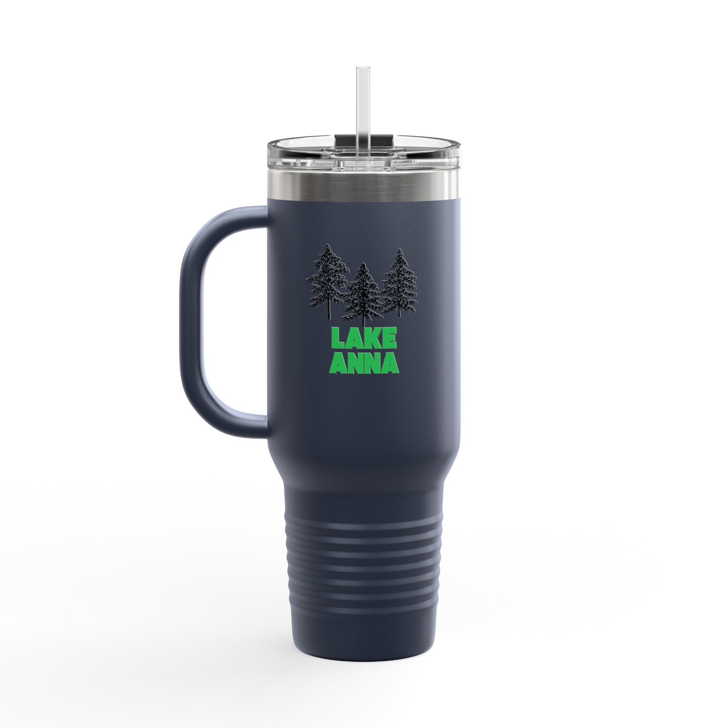 Lake Anna Insulated Travel Mug, 40oz - Perfect for Camping, Road Trips, Gifts, Outdoor Adventures, Summer Fun