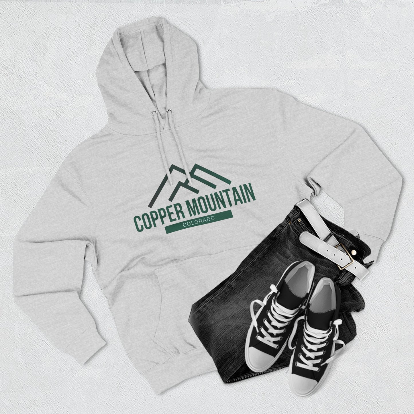 Copper Mountain Vibes Hoodie with Design, Perfect for Autumn Lovers, Comfortable and Stylish, Great Gift for Vacations