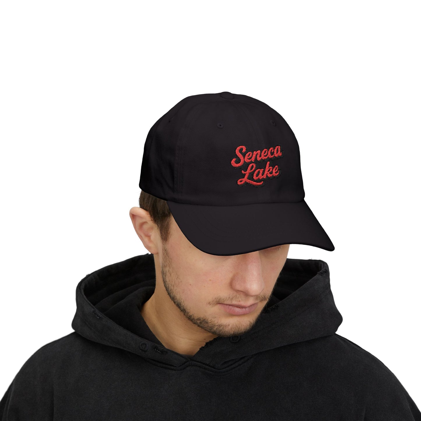 Seneca Lake Stylish Dad Cap, Casual Summer Hat, Outdoor Accessory, Gift for Father's Day, Boating Trip Gear, Everyday Wear