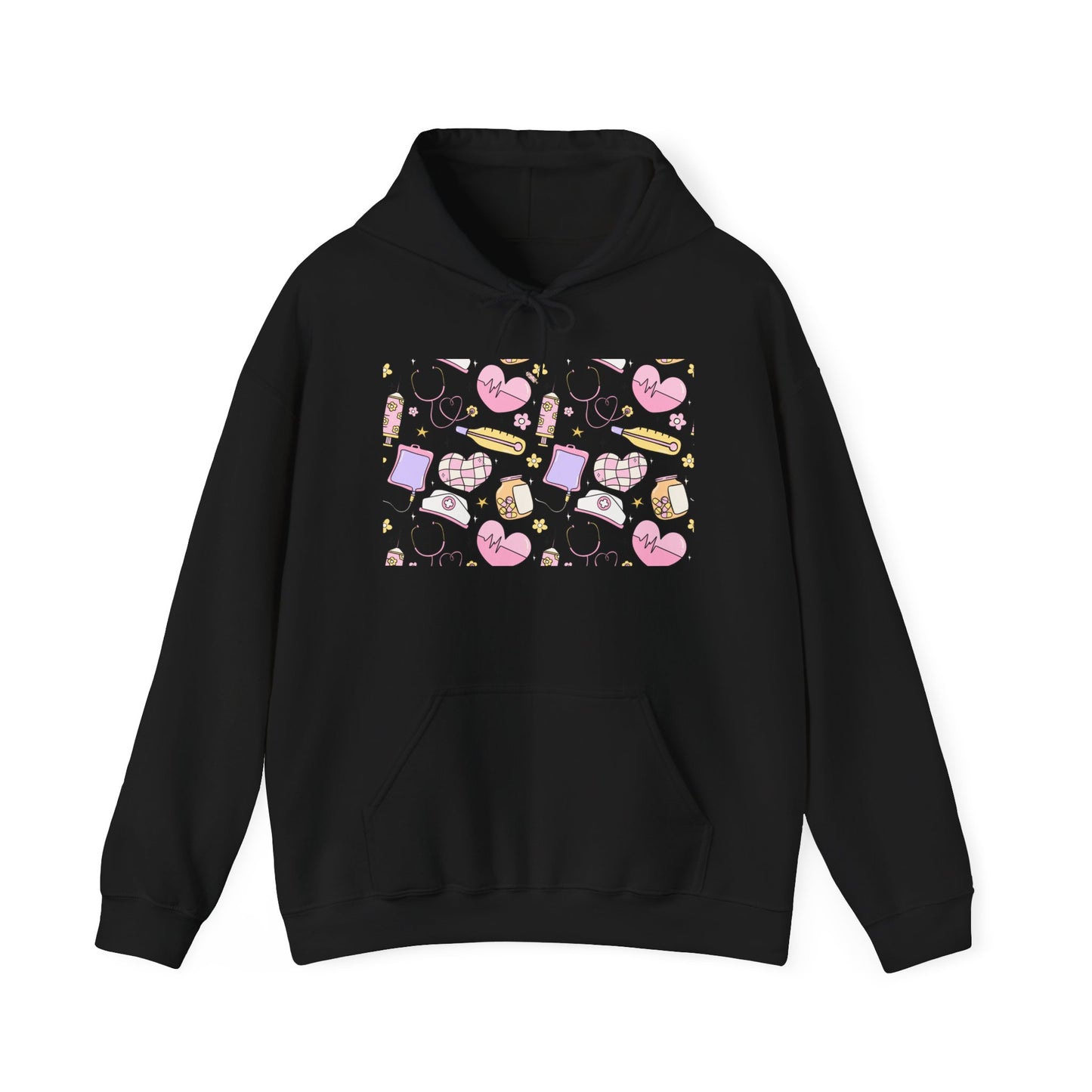Nurse Cute Foodie Graphic Sweatshirt, Cozy Food Lover Pullover, Trendy Unisex Hoodie, Gift for Foodies, Cute Casual Wear
