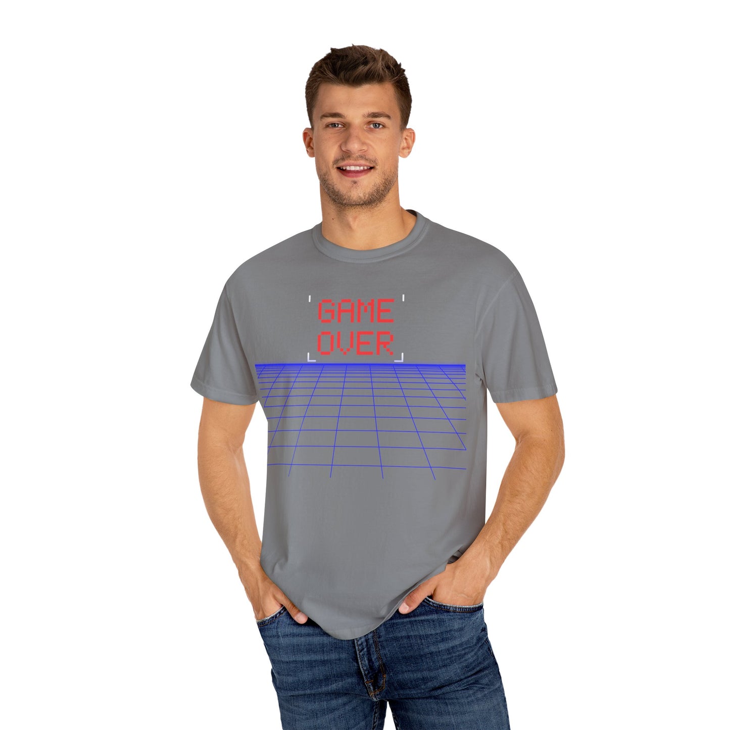 Gamer - Game Over - Unisex Garment-Dyed T-shirt