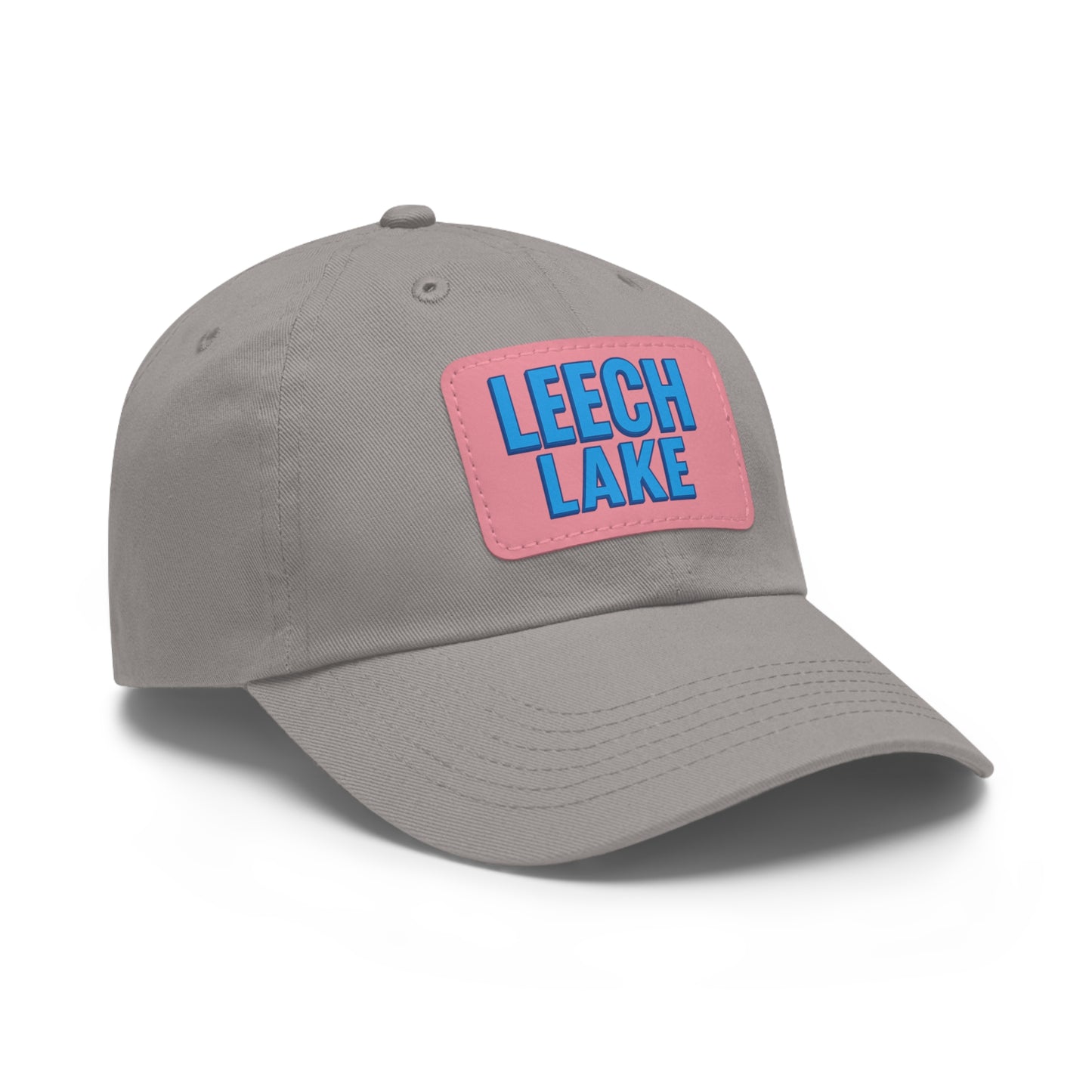 Leech Lake Dad Hat with Leather Patch (Rectangle)
