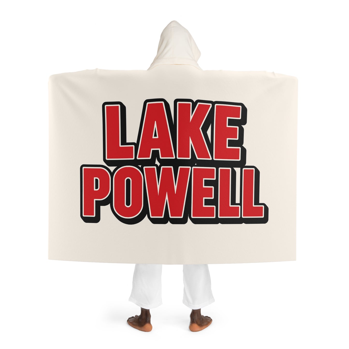 Lake Powell Cozy Hooded Sherpa Fleece Blanket - Perfect for Chilly Evenings, Movie Nights, Cozy Home Décor, Gifts for Her, Winter Snuggles