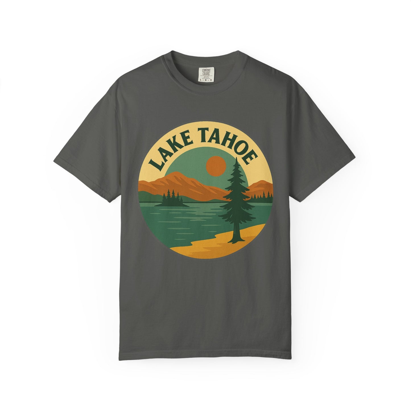 Lake Tahoe Unisex Garment-Dyed T-shirt