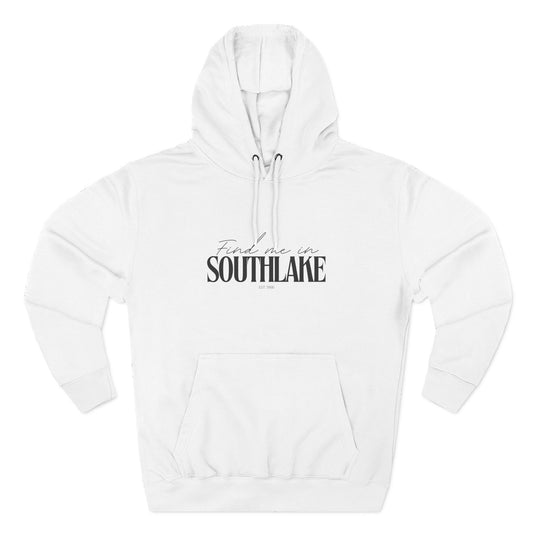 Southlake Stylish Three-Panel Fleece Hoodie for Everyday Comfort, Personalized Gift, Casual Wear, Unisex Hoodie, Cozy Fashion