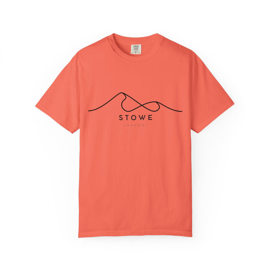 Stowe Chill Vibes Tee - Unisex Garment-Dyed T-shirt for Autumn Lovers, Casual Wear, Gifts for Him/Her