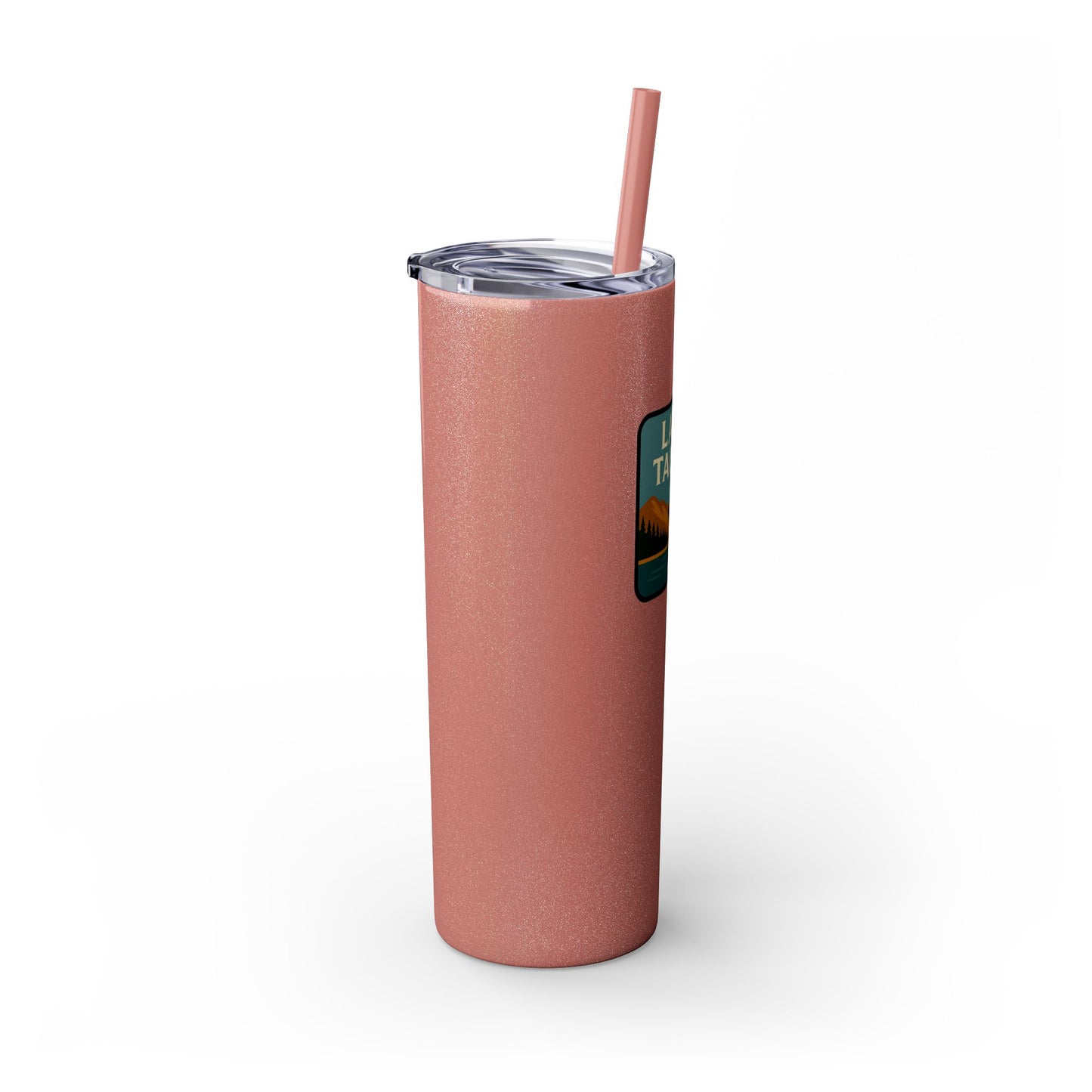 Lake Tahoe Skinny Tumbler - 20oz Travel Mug, Eco-Friendly Drinkware for Adventurers, Ideal for Camping, Picnics, and Daily Hydration