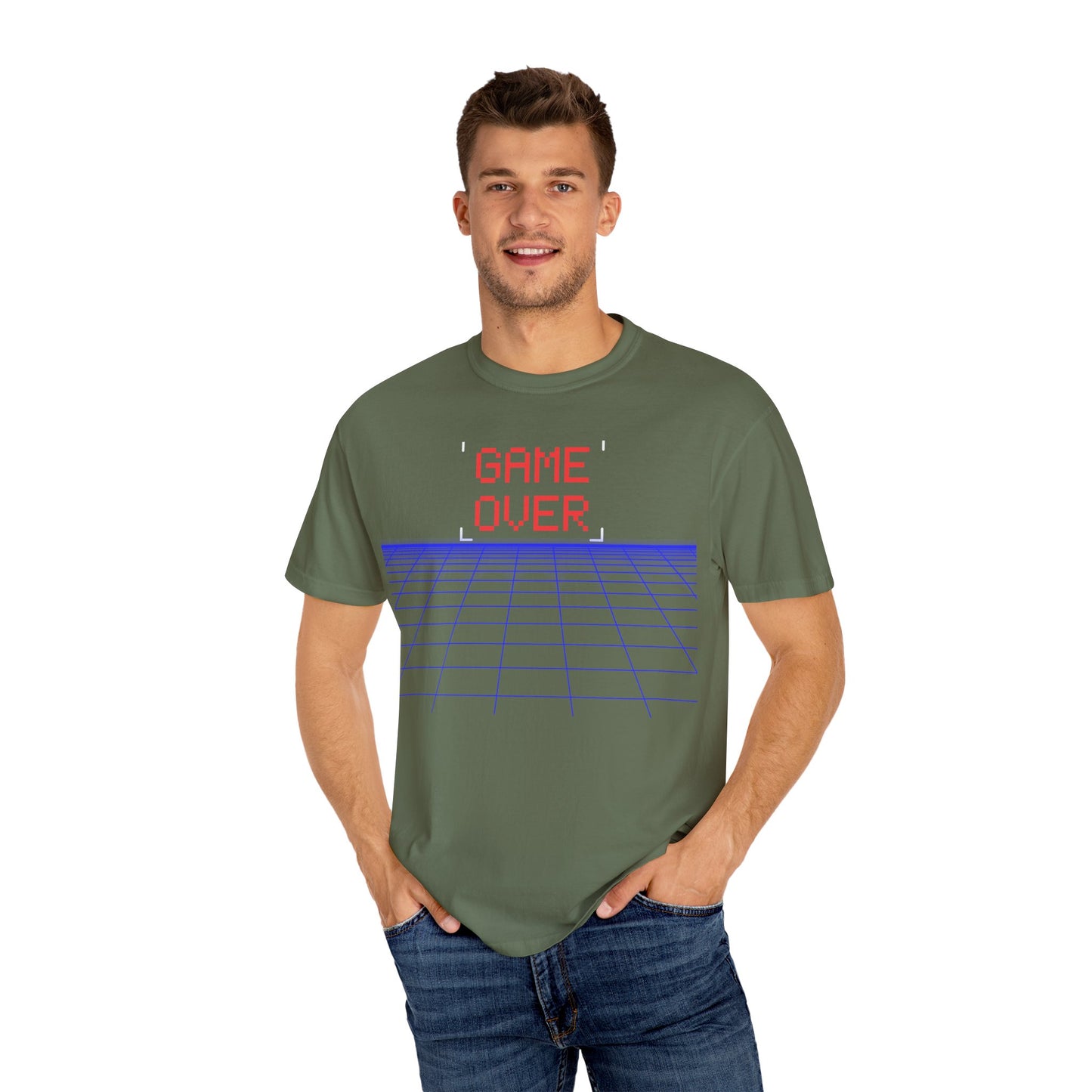 Gamer - Game Over - Unisex Garment-Dyed T-shirt