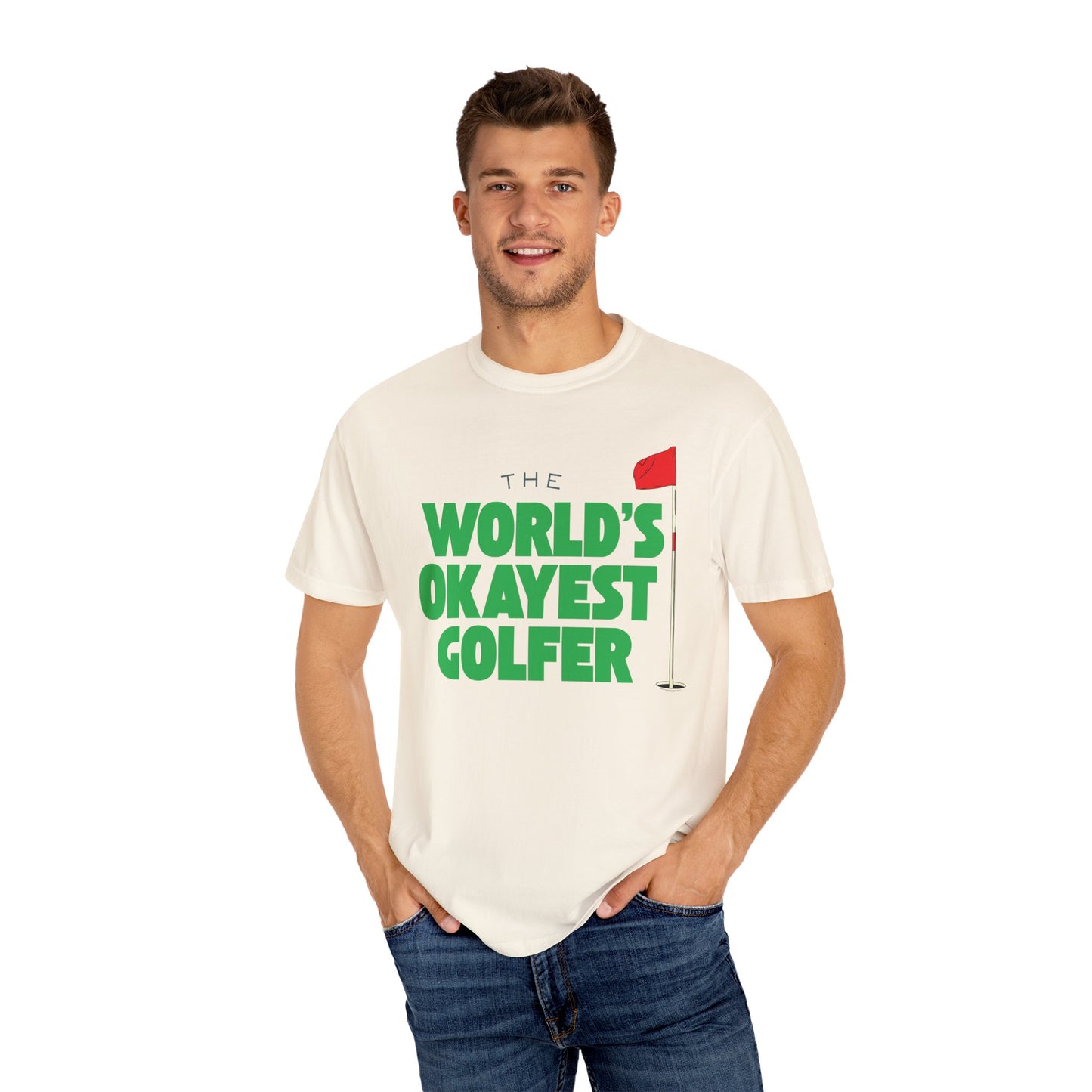 World's Okayest Golfer T-Shirt, Funny Golf Gift, Unisex Tee, Sports Apparel, Father's Day Gift, Golfer Humor