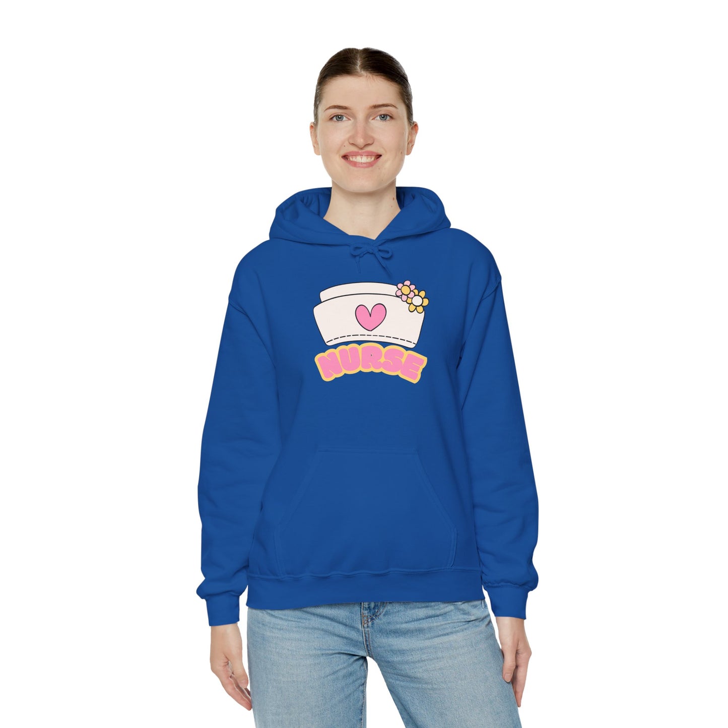 Nurse Love Hoodie | Cozy Unisex Sweatshirt, Gift for Healthcare Workers, Comfortable Nursing Apparel, Medical Appreciation Clothing