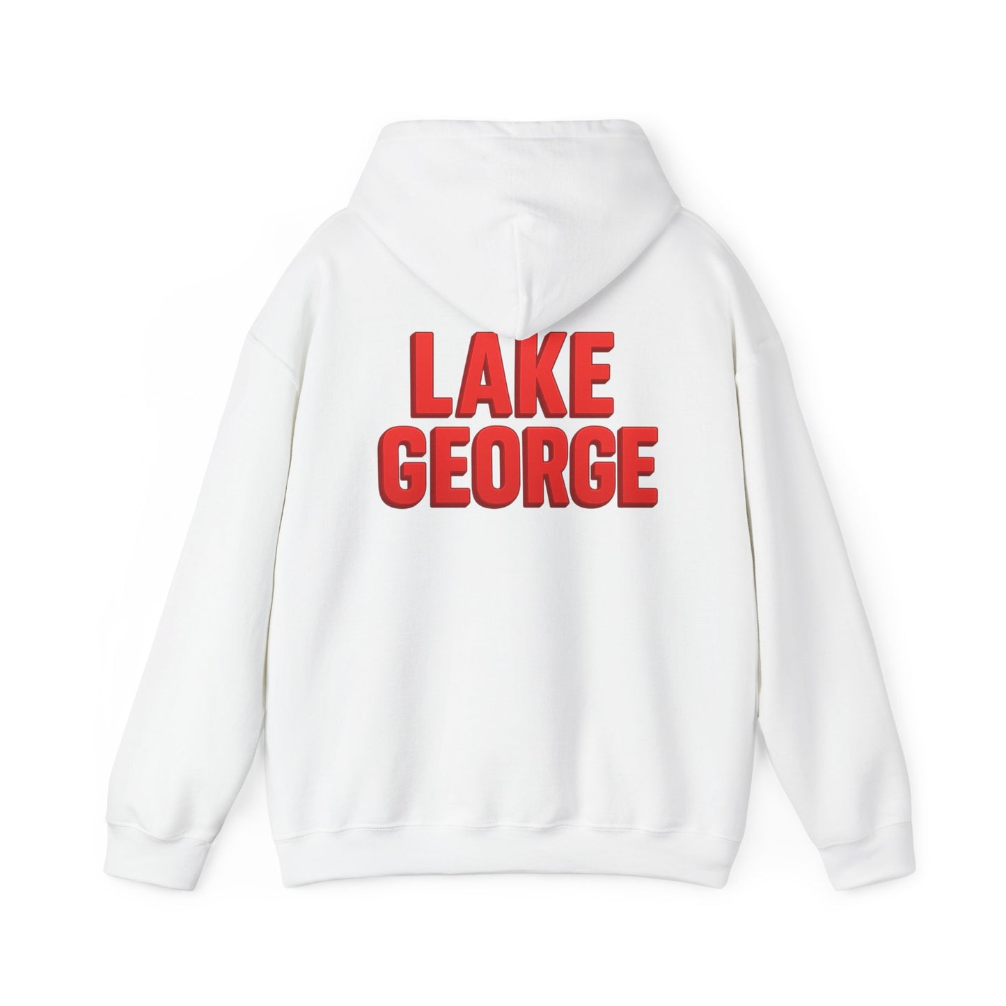 Lake George Hoodie, Cozy Casual Wear, Unisex Sweatshirt, Lake Lover Gift, Outdoor Adventure Apparel, Summer Retreat Fashion