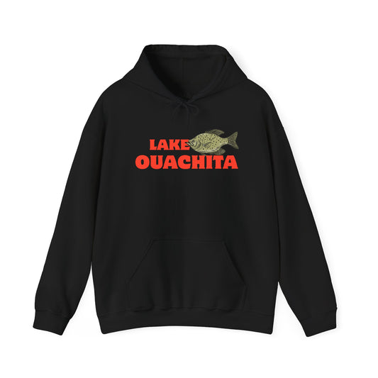 Lake Ouachita Fishing Hoodie, Unisex Comfortable Sweatshirt, Relaxed Fit for Outdoor Enthusiasts, Gift for Fishermen, Casual Lake Apparel