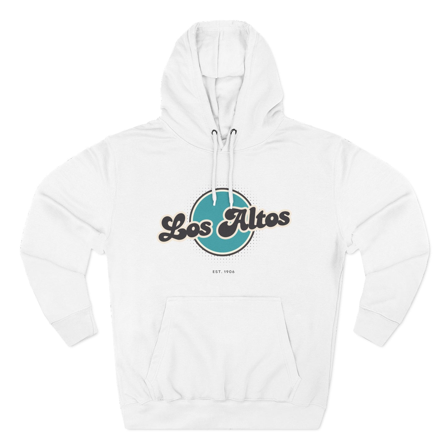 Los Altos Retro Vibe Hoodie for Casual Days, Streetwear, Unisex Gift, Cozy Layering Apparel
