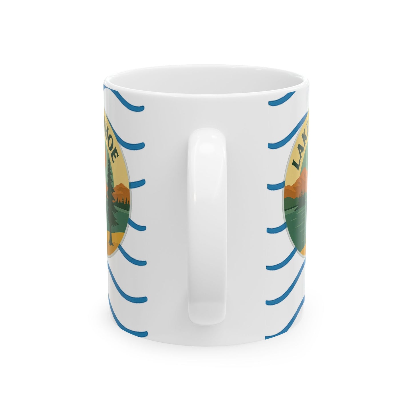 Lake Tahoe Serene Sunrise Ceramic Mug - Perfect for Coffee Lovers, Gift for Nature Enthusiasts, Beach Lover's Delight, Ocean Vibes, Relaxation