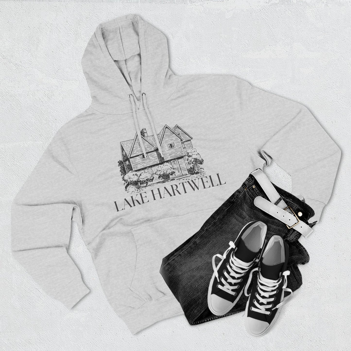 Lake Hartwell Hoodie, Great for Beach Trips, Lake Days, Gift for Summer Lovers, Casual Wear, Travel Essential