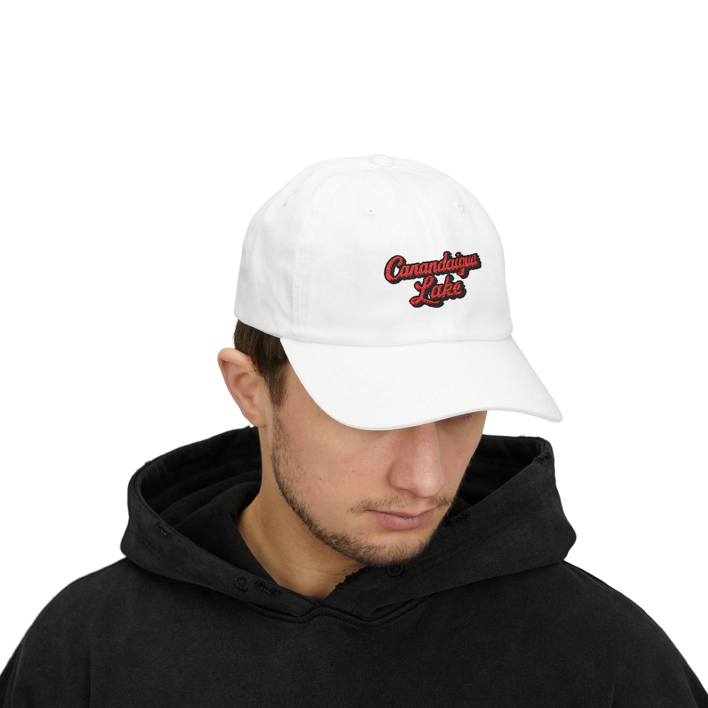 Canandaigua Lake Stylish Dad Cap, Casual Summer Hat, Outdoor Accessory, Gift for Father's Day, Boating Trip Gear, Everyday Wear