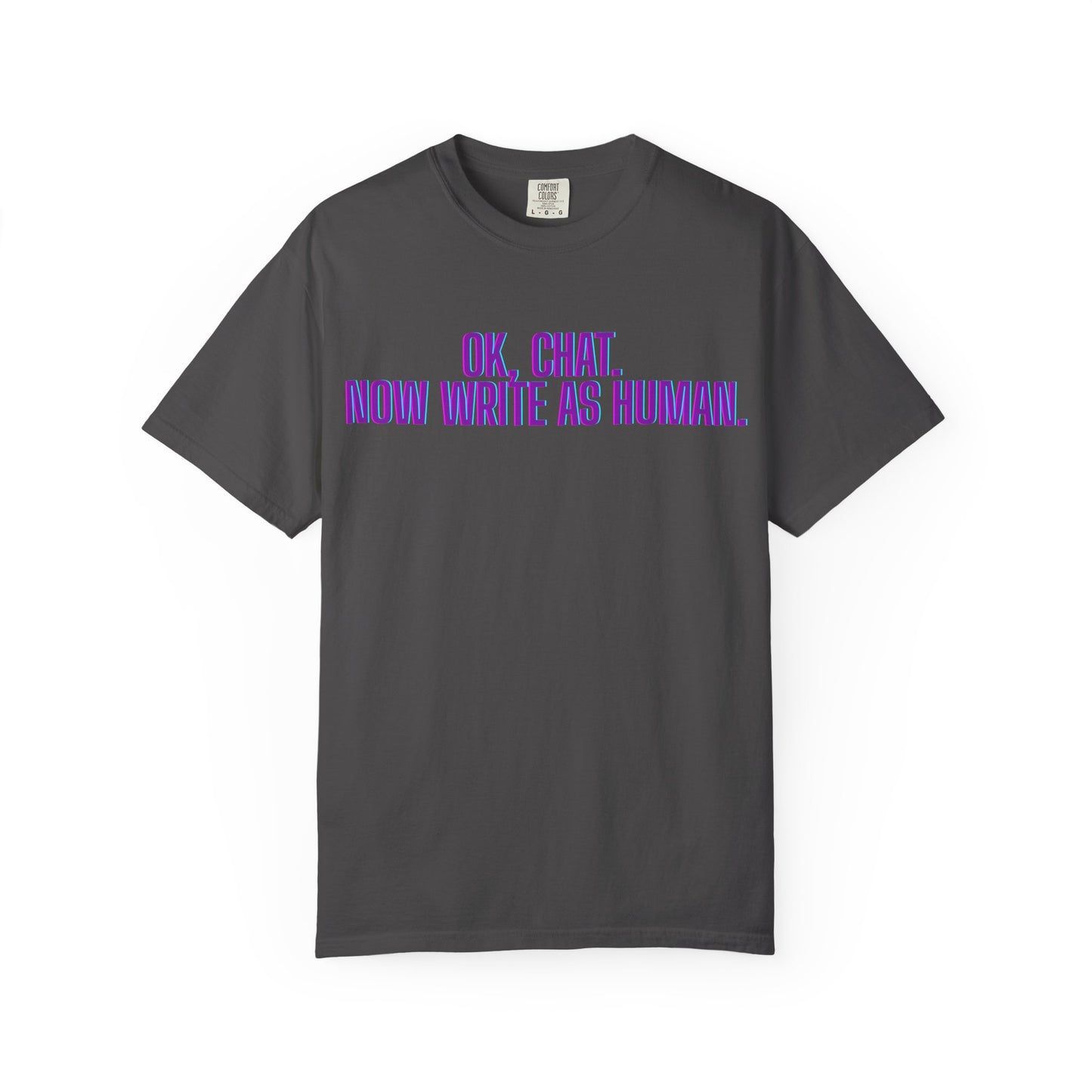 Chat Human Mode - Unisex Motivational T-Shirt, Casual Comfort Tee, Gift for Writers, Chat Enthusiasts, Modern Graphic Tee, Everyday Wear