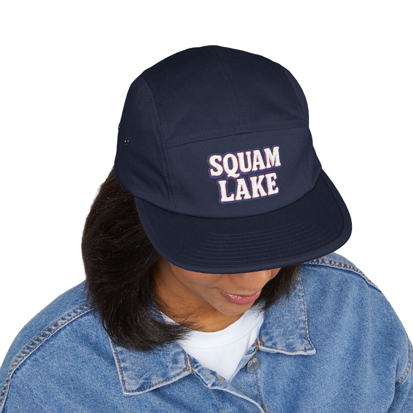 Squam Lake 5 Panel Cap (Embroidery)