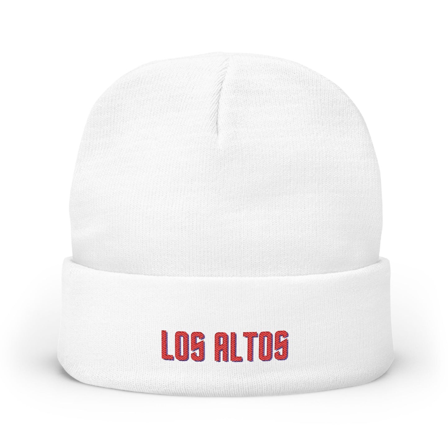 Los Altos Cozy Custom Knit Beanie - Personalized Hat, Winter Accessory, Gifts for Him, Her, Stylish Warmth