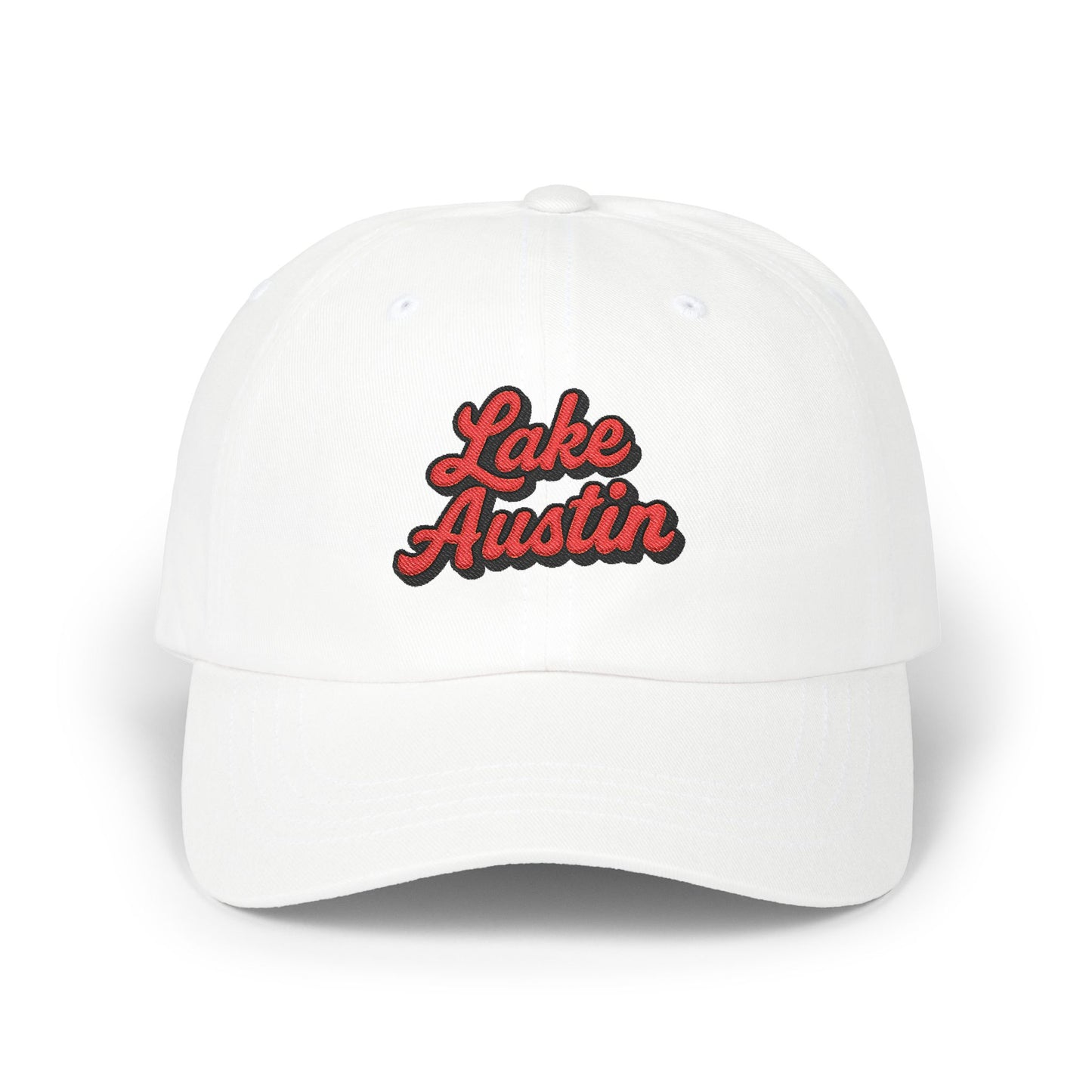 Lake Austin Stylish Dad Cap, Casual Summer Hat, Outdoor Accessory, Gift for Father's Day, Boating Trip Gear, Everyday Wear