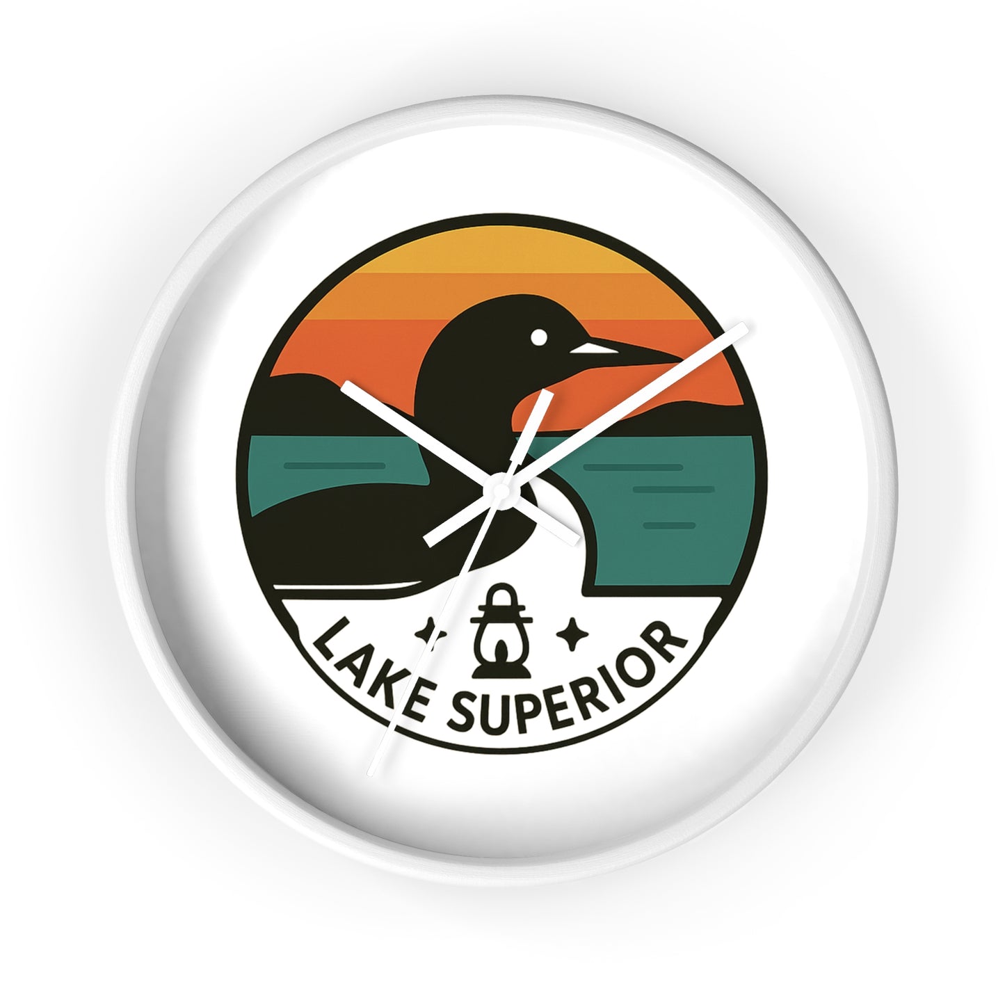 Lake Superior Wall Clock