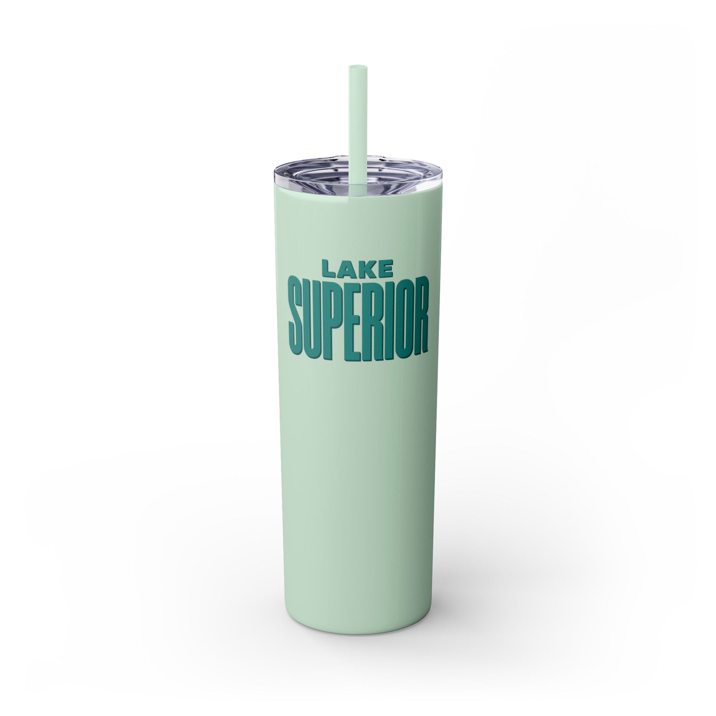 Lake Superior Skinny Tumbler - 20oz Travel Mug, Eco-Friendly Drinkware for Adventurers, Ideal for Camping, Picnics, and Daily Hydration