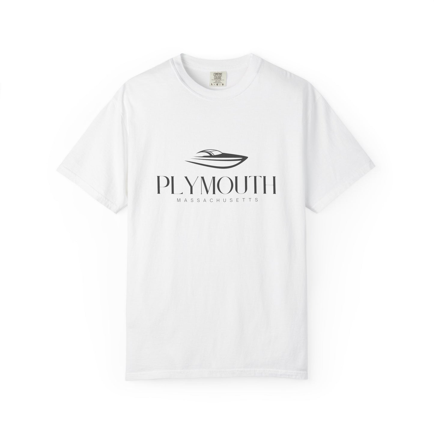 Plymouth Chill Vibes Tee - Unisex Garment-Dyed T-shirt for Autumn Lovers, Casual Wear, Gifts for Him/Her