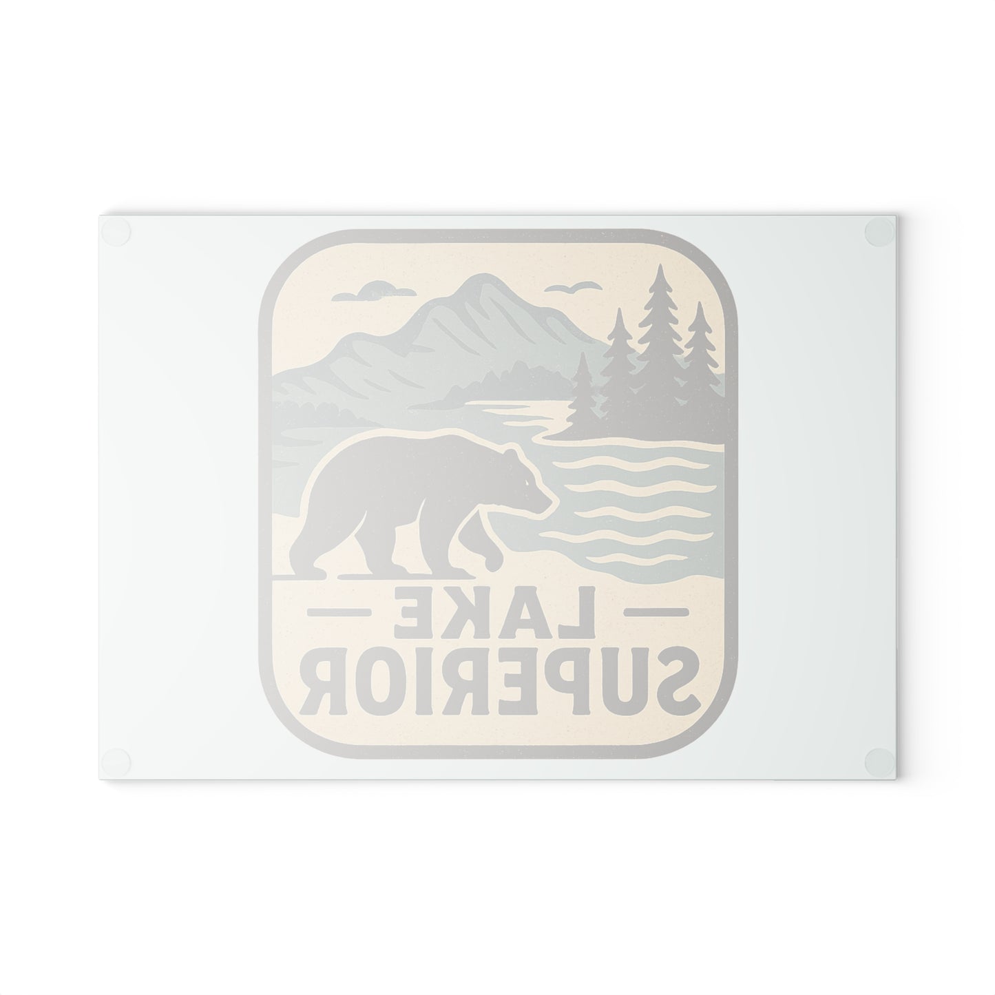 Lake Superior Glass Cutting Board
